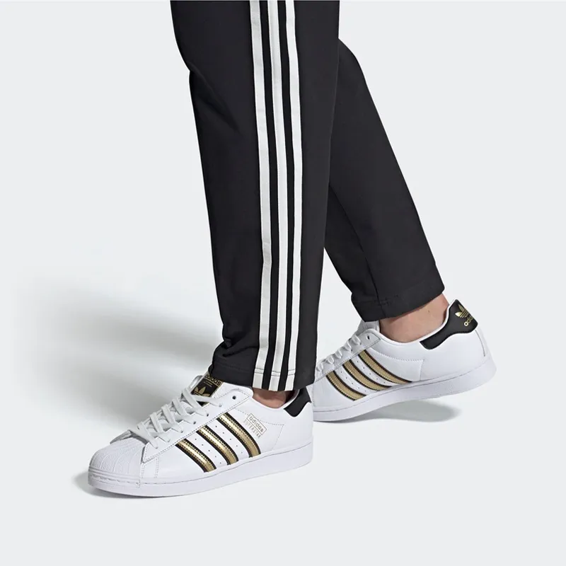 Adidas Originals Superstar 'White Gold Black'-6