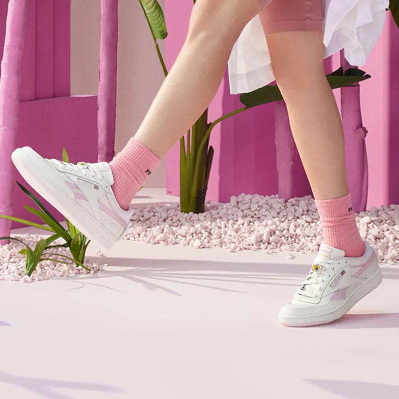 Reebok Kakao X Reebok Club C Sneakers White/Pink Women's-5