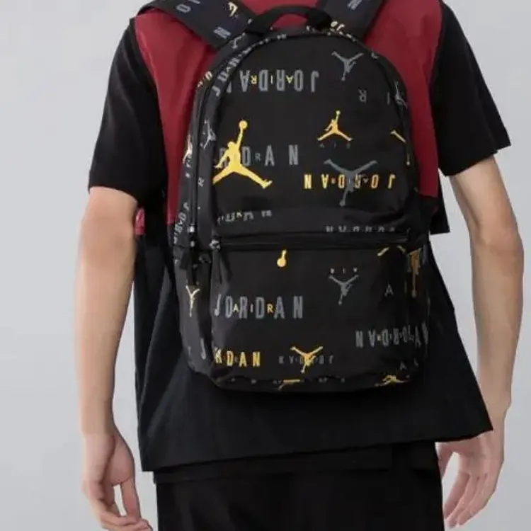 Jordan Polyester Backpack Regular Unisex Black-4