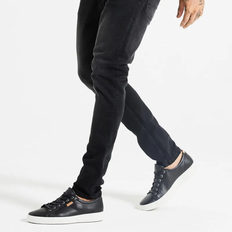 Ecco Soft 7 Low Top Skateboard Shoes Men's Black-4