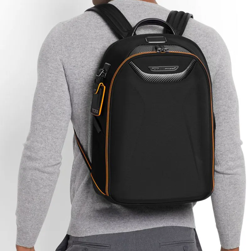 TUMI MCLAREN Collaboration Fabric Backpack Unisex Black-3