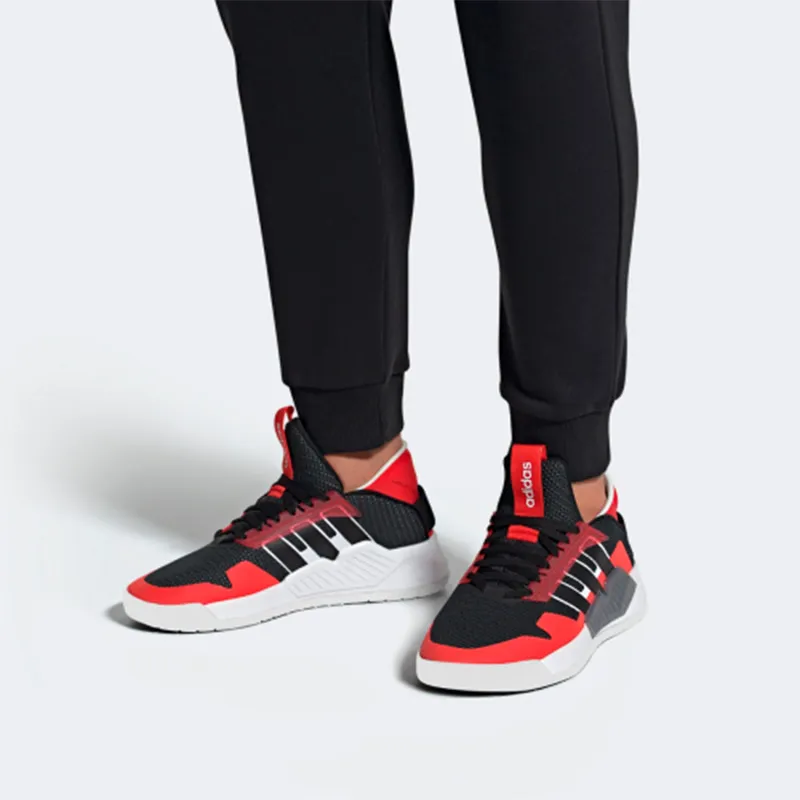 Adidas Neo Bball90s 'Black Red White'-6