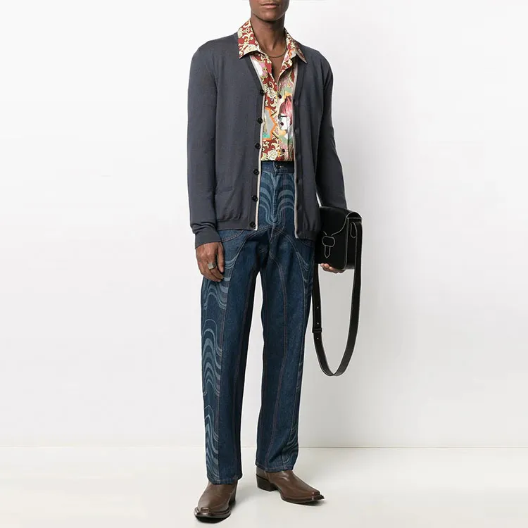 GUCCI FW21 Knitwear Men's Navy Blue-1