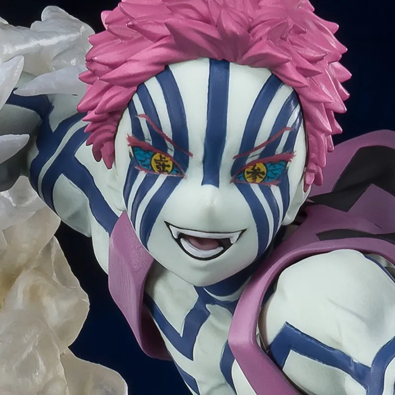 BANDAI Akaza Figuartszero Demon Slayer  Kimetsu No Yaiba, Upper Moon Three, With Base 18cm Scale Figures-2