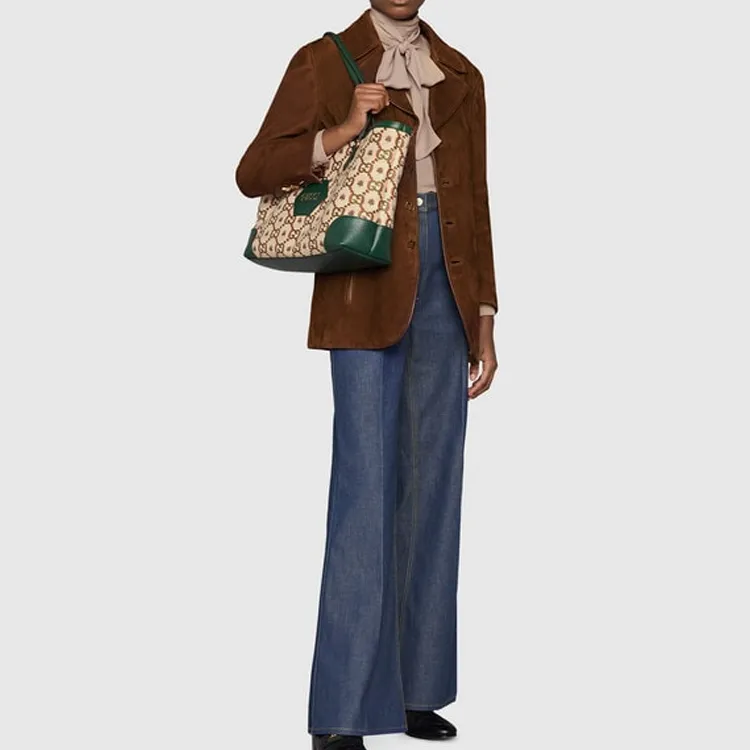 GUCCI Ophidia Jacquard Fabric Tote Bag, Shopping Bag, Handbag, Shoulder Bag Unisex-6
