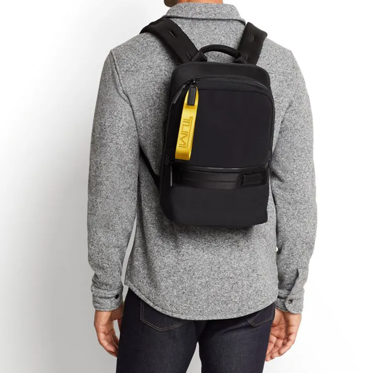 TUMI Fabric Backpack Men's Black-4