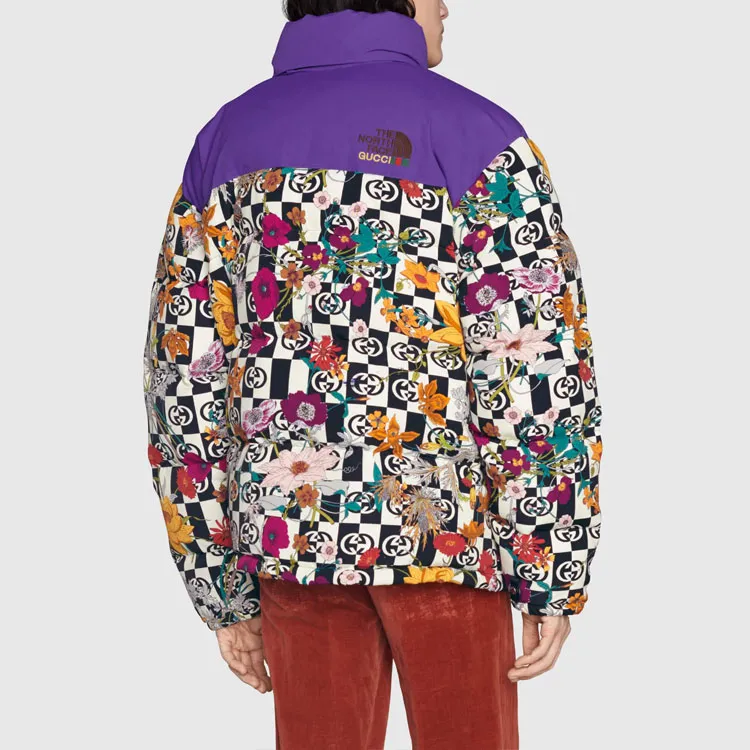 GUCCI X The North Face Floral Down Jacket-4