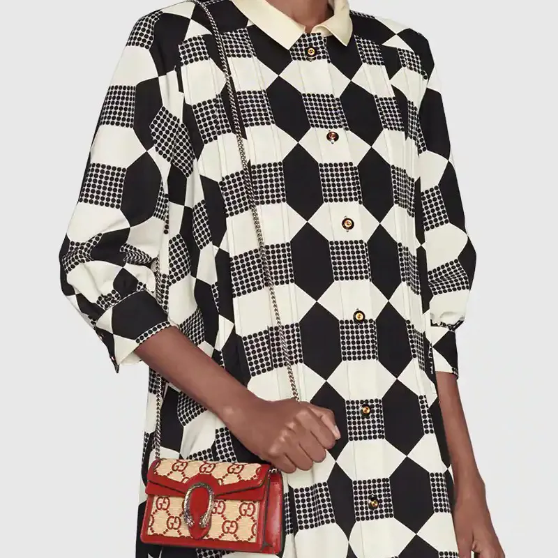 GUCCI Dionysus Leather Shoulder Bag, Crossbody Bag Women's-8