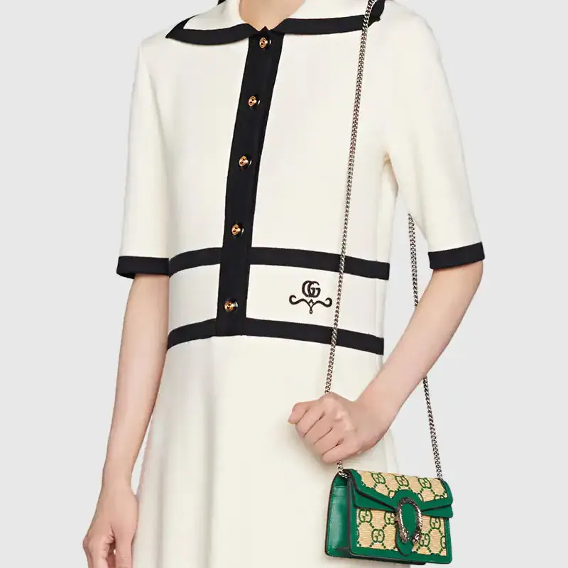GUCCI Dionysus Leather Crossbody Bag, Shoulder Bag Extra Mini Women's-9