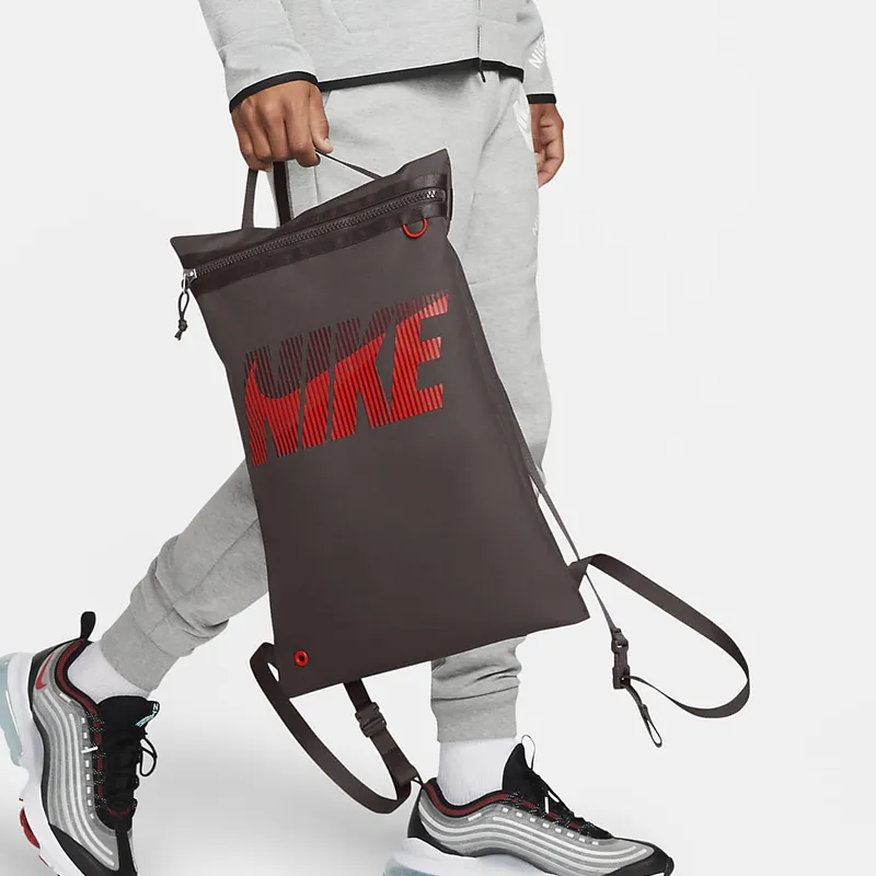 Nike Fabric Backpack Regular Unisex Red Brown-5
