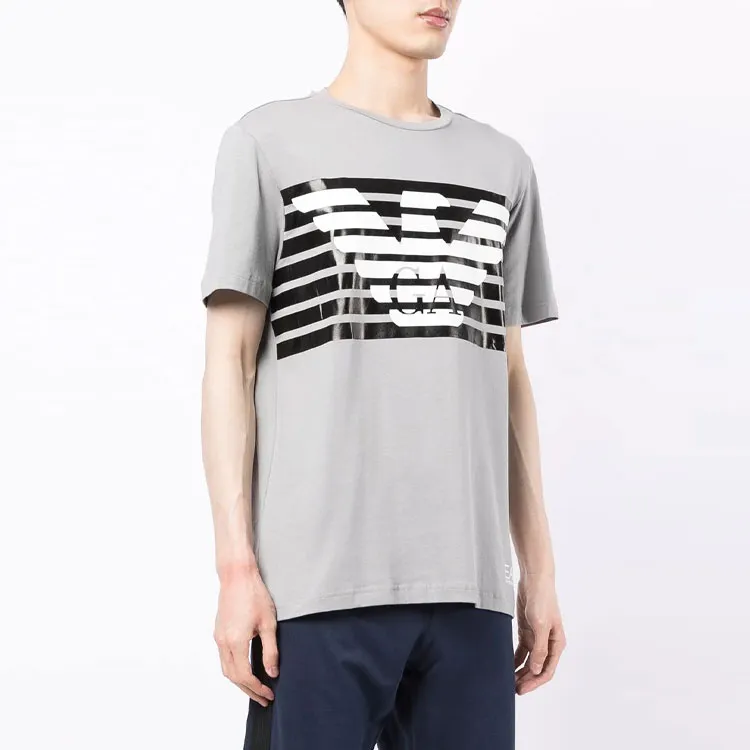 EMPORIO ARMANI T Shirts Men Gray-3