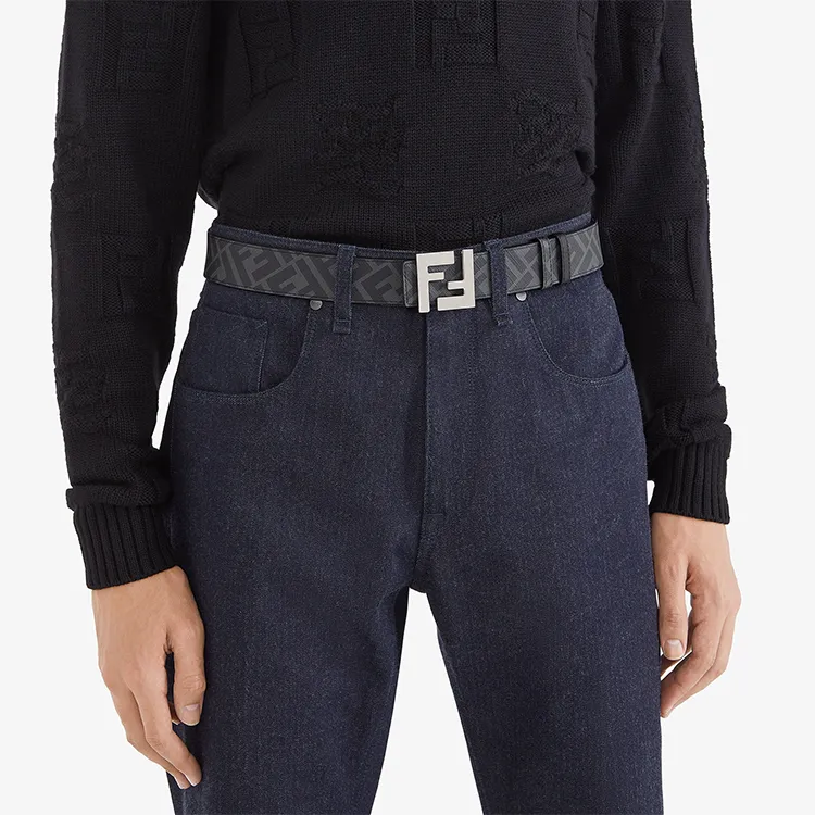 FENDI Leather Belts Men-4