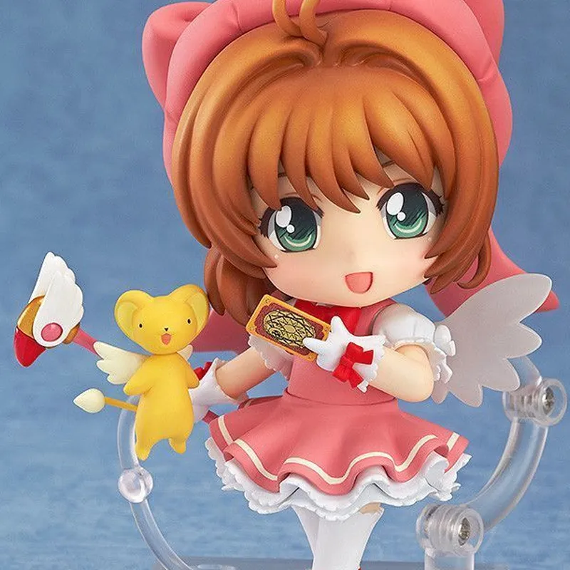 GSC Sakura Kinomoto No. 400 Cardcaptor Sakura Nendoroid Chibi Figures 10cm-4