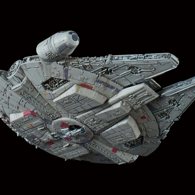 BANDAI Star Wars Characters Vehicle Model Star Wars Millennium Falcon Episode V The Empire Strikes Back Ver Model Kits-2