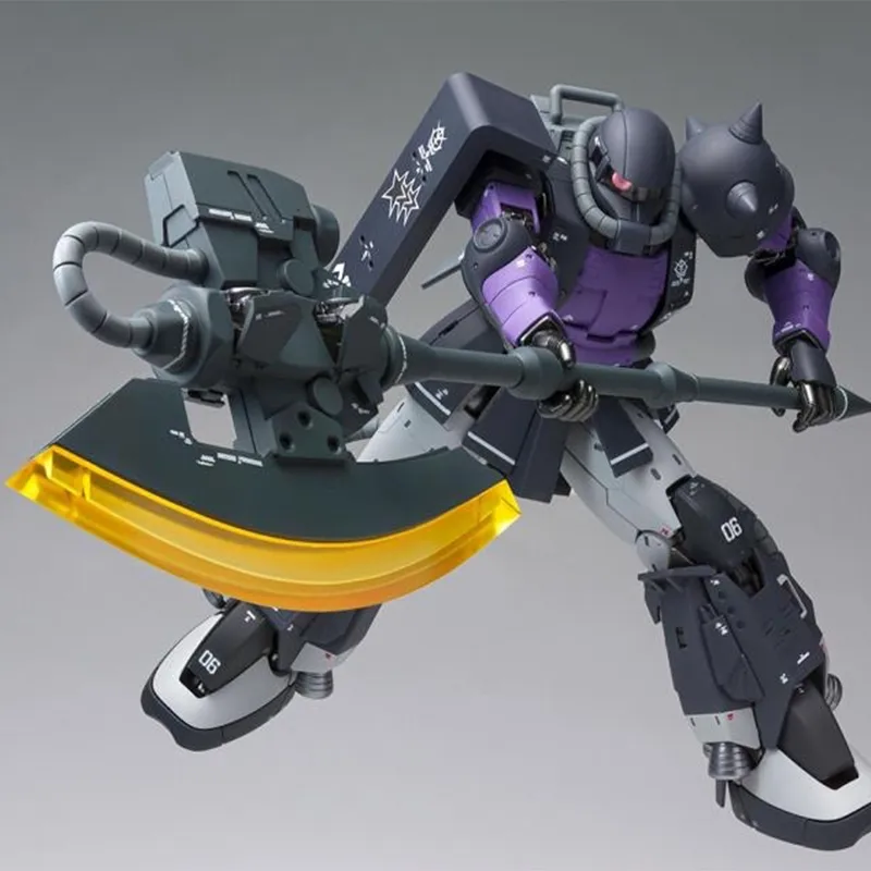 BANDAI FIX Zaku Alloy, High Mobility Type 2, Triple Star Black Assembled Models 12.5cm-1