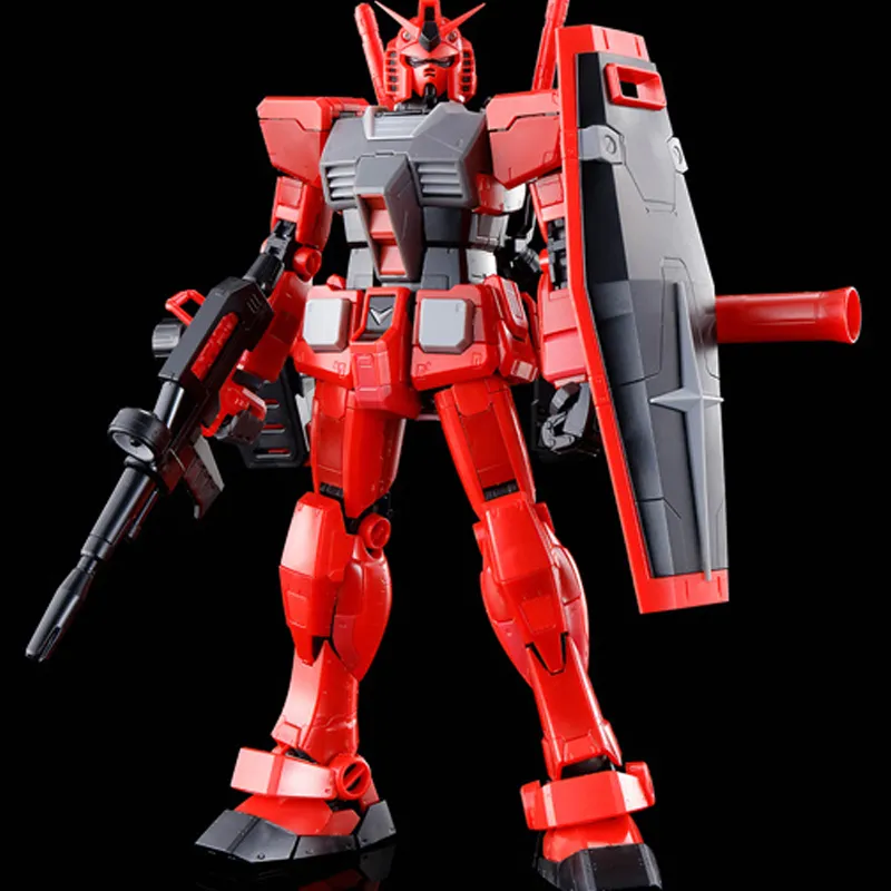BANDAI RG Mobile Suit Gundam RX 78 2 Gundam & Strike Gundam Set Gundam World Comparison Color Scheme Model Kits 13cm-1