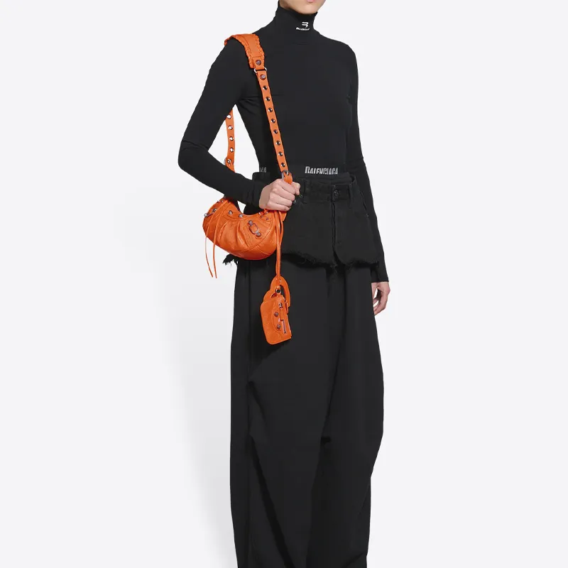 Balenciaga Year Of The Tiger Le Cagole Shoulder Bag Xs Orange-4