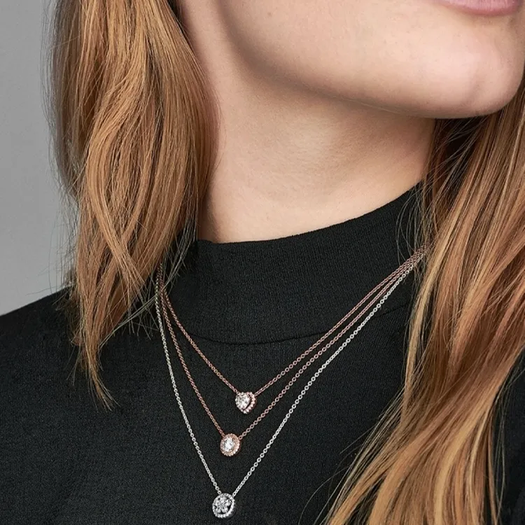 Pandora Necklaces Women's Rose Gold-3