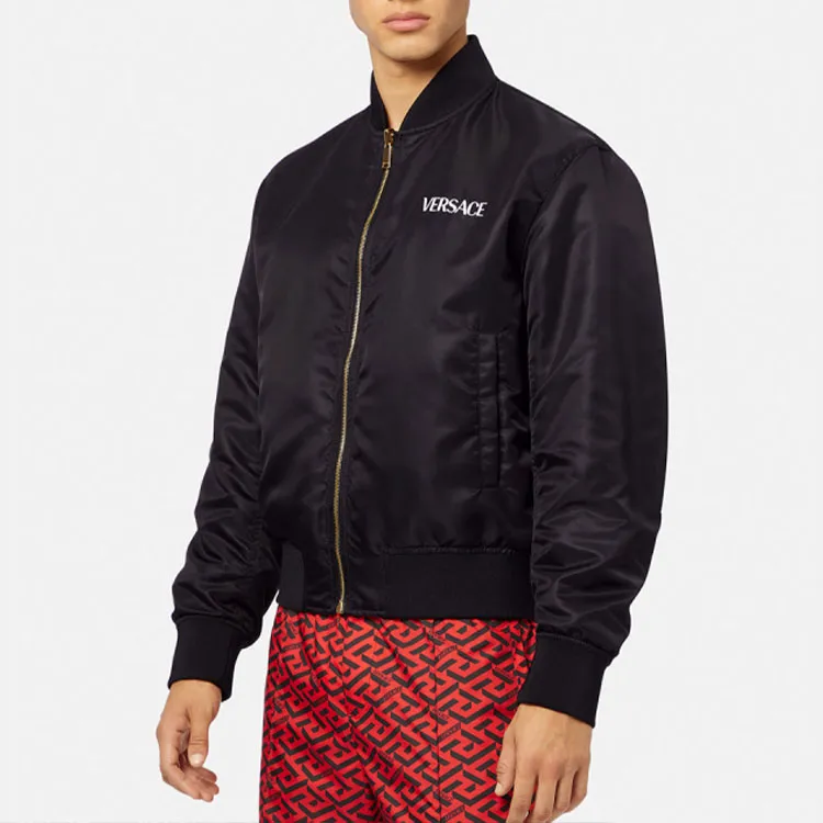 VERSACE Jackets Men Black-2