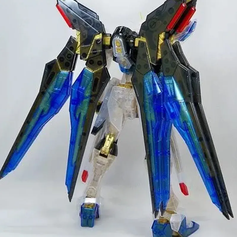 BANDAI MG 1 100 EXPO Limited Mobile Suit Gundam SEED Destiny Strike Freedom Gundam Transparent Model Kits 18cm-6