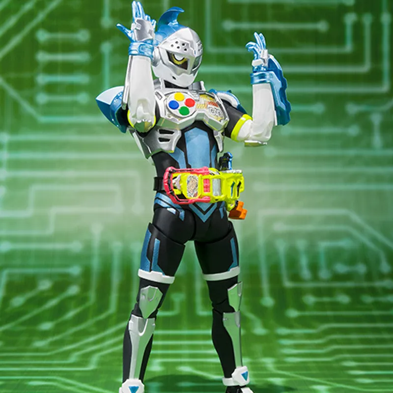 BANDAI Kamen Rider Ex Aid Bandai SHF Kamen Rider Brave Journey Player Level 2 Action Figures 14.5cm-1