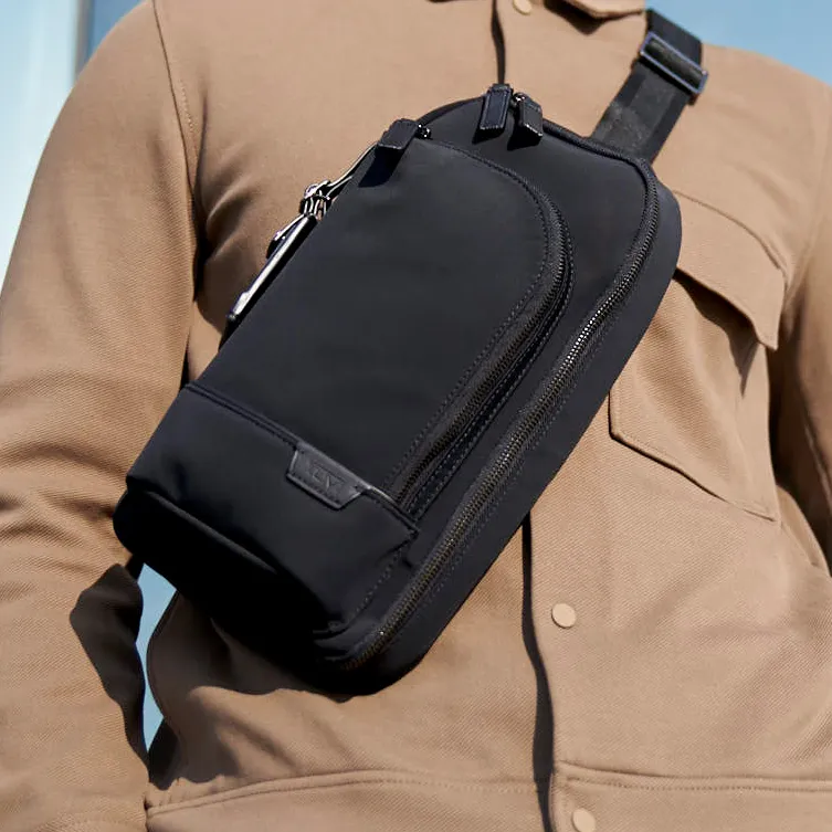 TUMI TUMI-Harrison Fabric Sling Bag Shoulder Bag Crossbody Bag Regular Men's Graphite Black-4