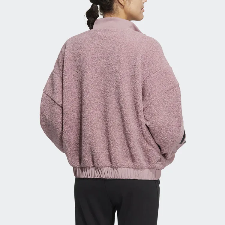 Adidas 3-Stripes Jacket Women's Purple Pink-2