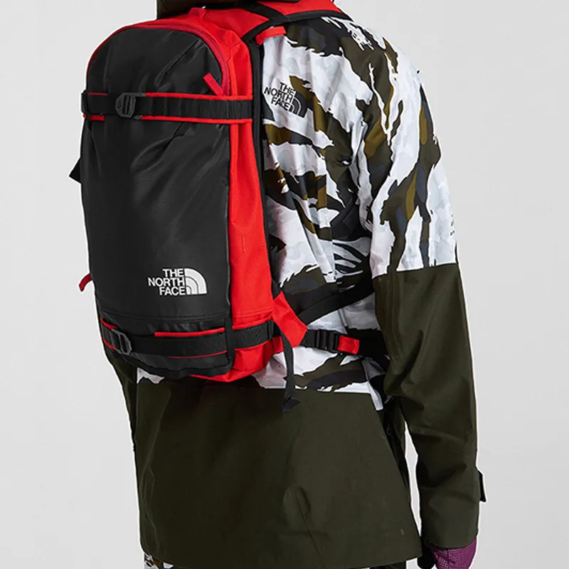 THE NORTH FACE Polyester Backpack Unisex Red/Black-4