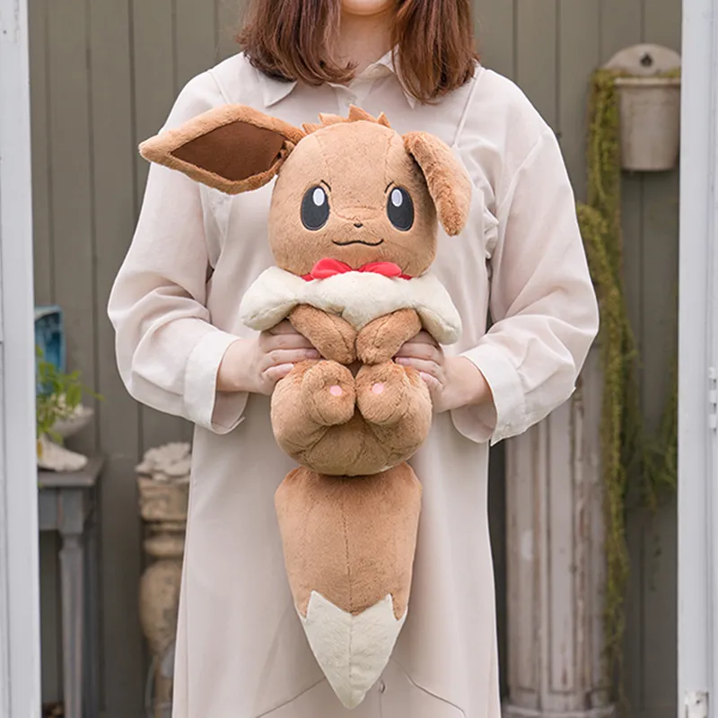BANPRESTO Pokémon Eevee Ichiban Kuji B Reward, Eevee Dolls Plush Doll 29cm Height-1