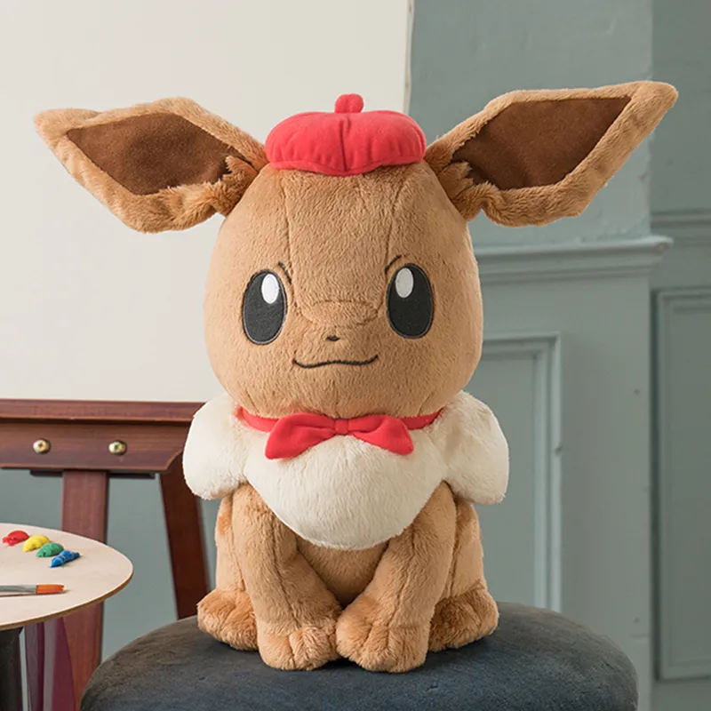 BANPRESTO Eevee Ichiban Kuji, Pokémon A Prize Dolls Plush Doll 28cm High-1