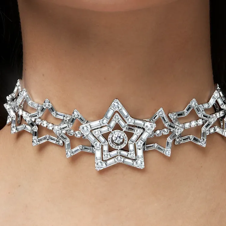 Swarovski Stella Necklaces Women's White-2