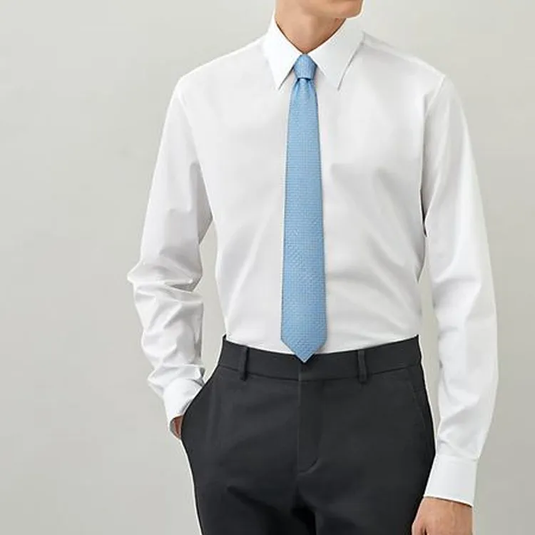 HERMES Ties Men Light Blue-1