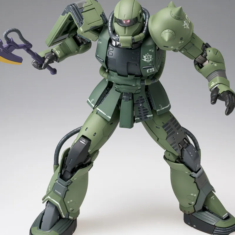 BANDAI 1 100 Zaku G.F.F.M.C. Mobile Suit Gundam Kukuru Duan's Island Duan's Custom Zaku Assembled Models 18cm-7
