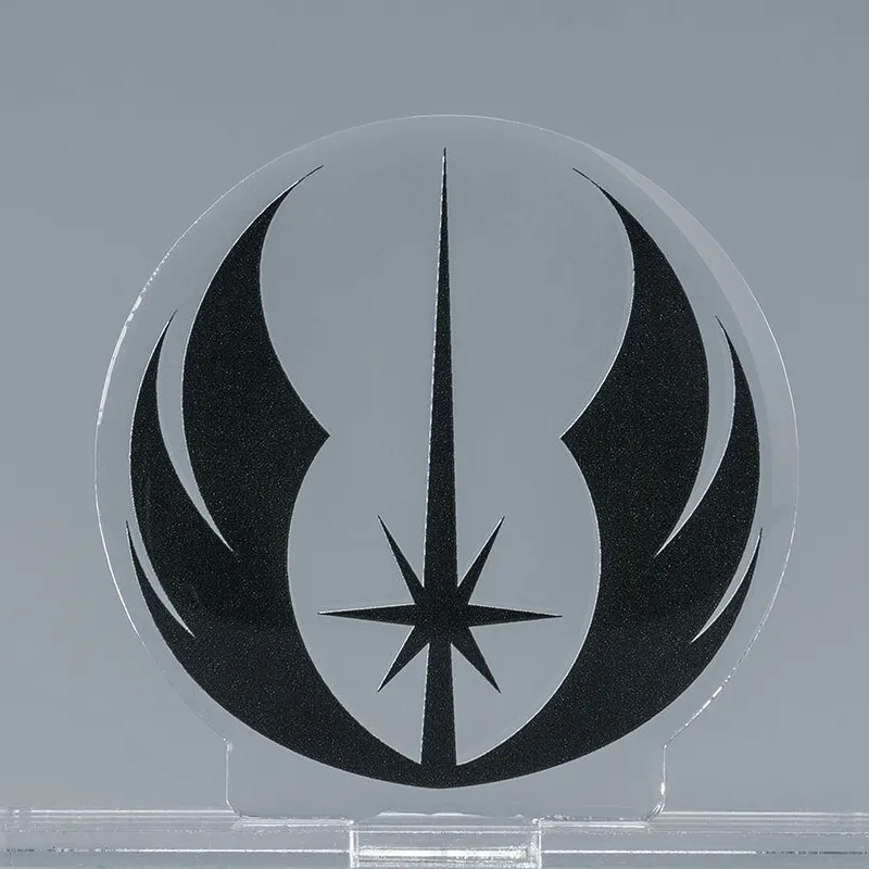 BANDAI Star Wars Characters Acrylic LOGO Display Board EX American Style Model Accessories-3