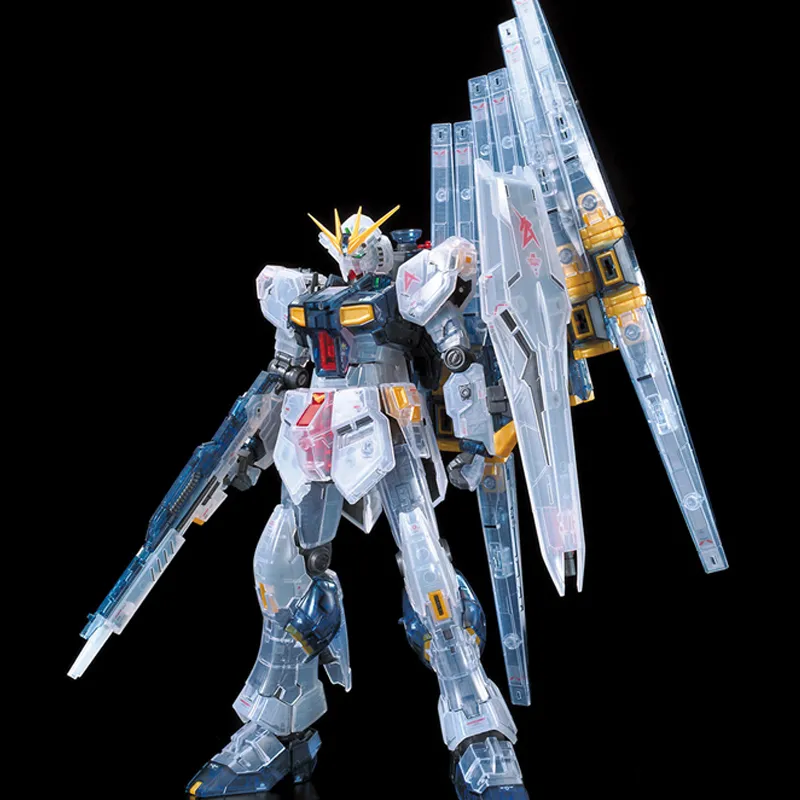 BANDAI RG Ν Gundam RX 93 1/144 Mobile Suit Gundam Multicolor Transparent Model Kits-1