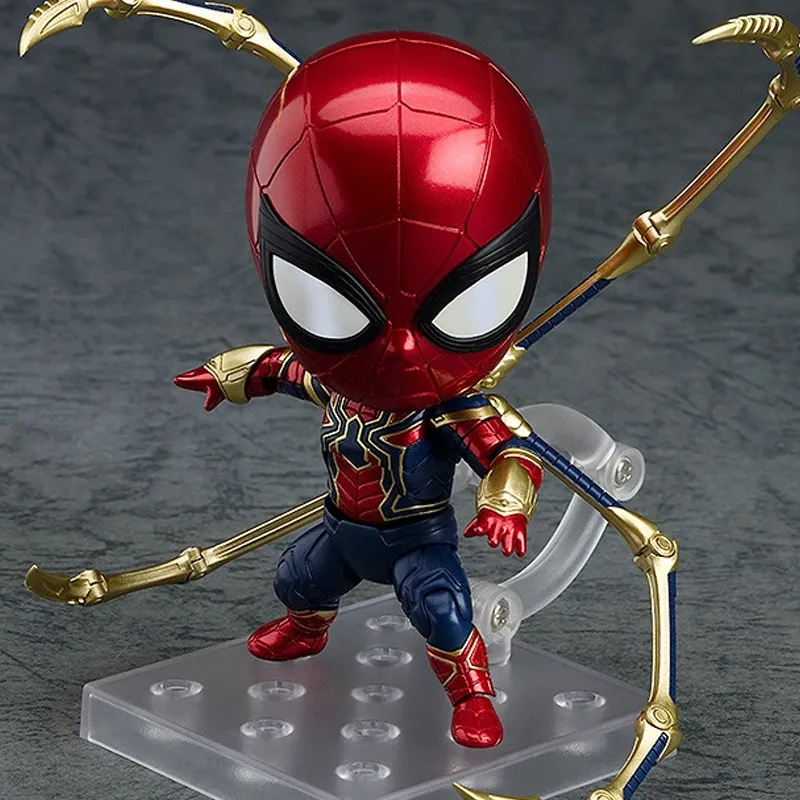 GSC Spider Man Nendoroid No. 1037 The Avengers Infinity War Infinity Edition Chibi Figures 10cm-1