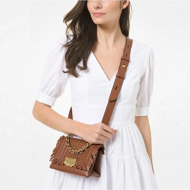 MICHAEL KORS Cece Leather Shoulder Bag Crossbody Bag Women's Brown-4