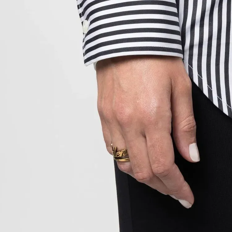 Balenciaga Typo Ring-2