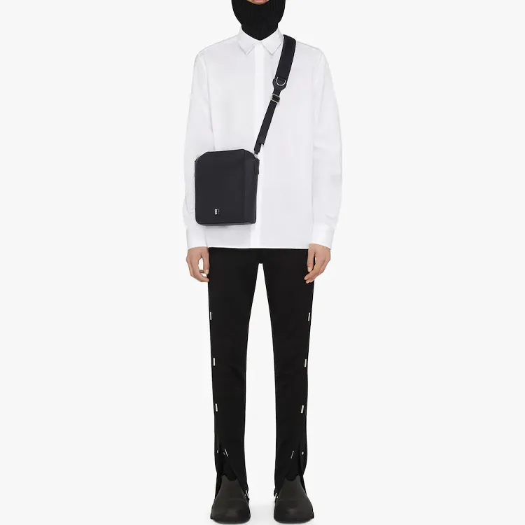 GIVENCHY Antigona Grained Leather Messenger Bag Shoulder Bag Crossbody Bag Men's Black-4