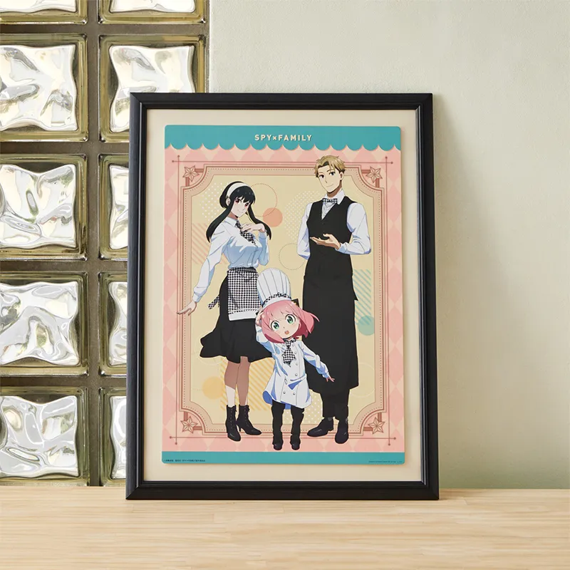 BANPRESTO Anya Forger Glass Factory Ichiban Kuji B Reward Theme Aniya Anime / Games Posters-1
