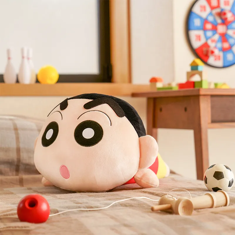 BANPRESTO A Reward Wild Field Shinji Crayon Shin Chan A Prize Themed Little New Dolls Plush Doll 40cm High-1
