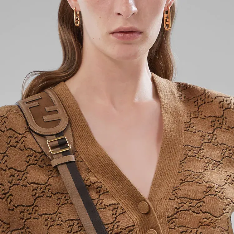 FENDI Earrings Women's Gold-1