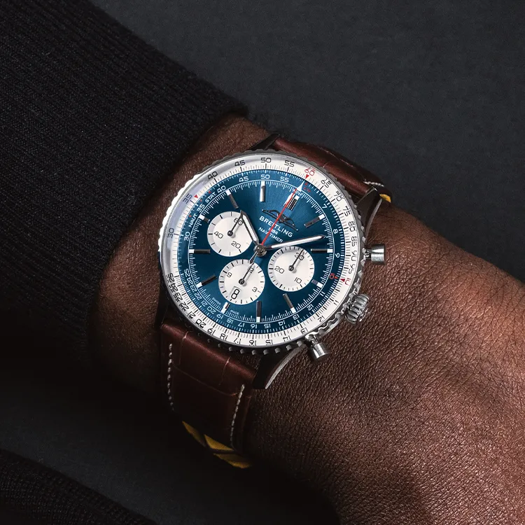Breitling Men Aviation Chronograph Collection Watch-4