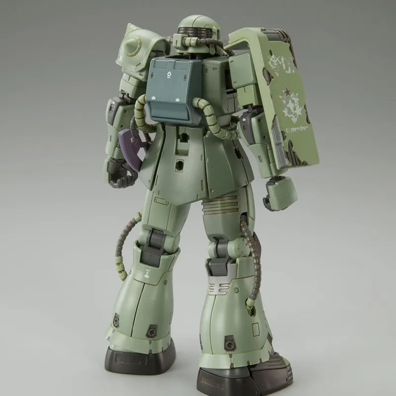 BANDAI HG 1 144 Mobile Suit Gundam Kukuru Duan's Island Duan's Custom Zaku Model Kits 13cm-5