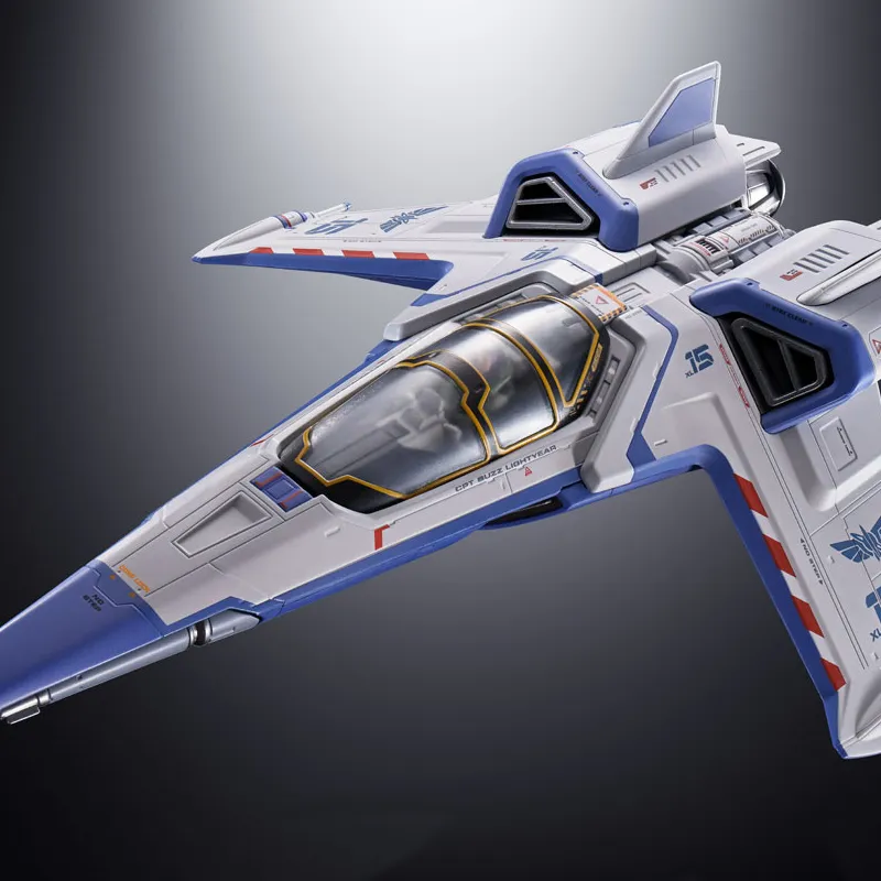 BANDAI Super Alloy Buzz Lightyear  The Movie XL 15 Spacecraft Length 24cm Assembled Models-8