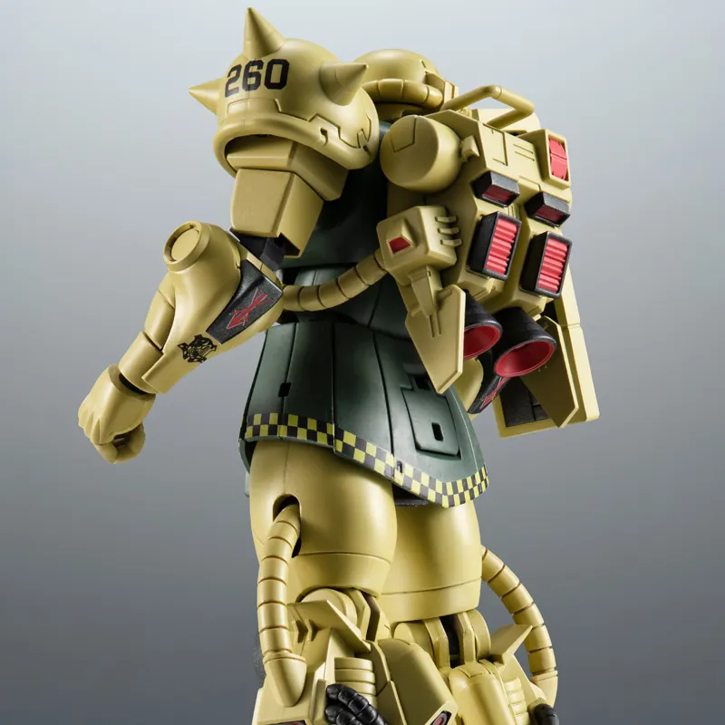 BANDAI ROBOT Spirits Limited Edition Mobile Suit Gundam MSV High Mobility Type Zaku Initial Version Assembled Models-6