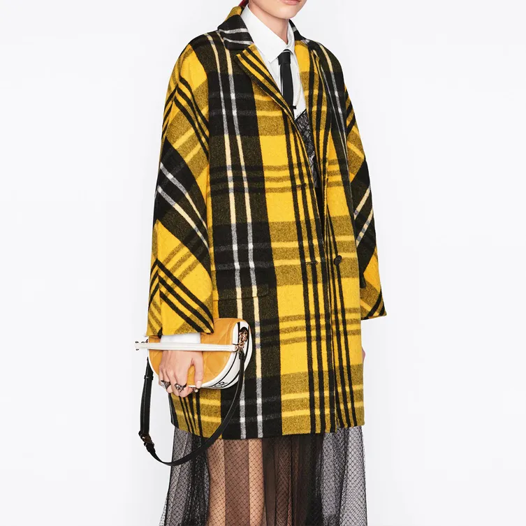 DIOR Sheepskin HOBO Bag, Dumpling Bag, Handbag, Crossbody Bag Small Size Women's Mustard Yellow-6