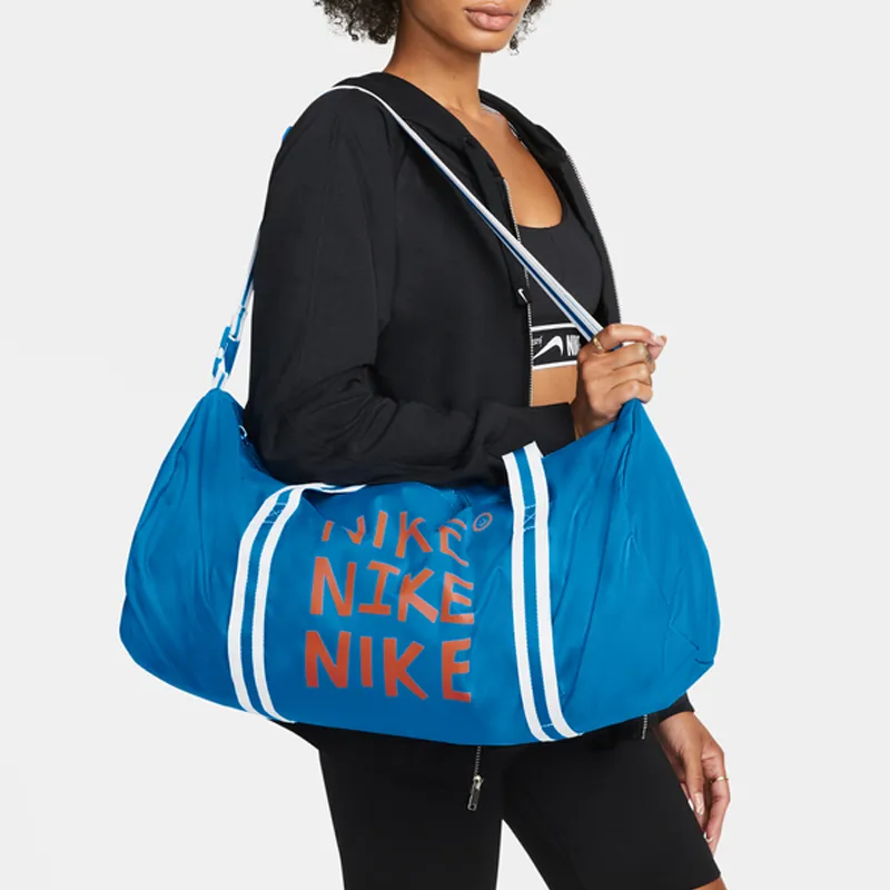 Nike Heritage Travel Bags Light Photo Blue/Light Photo Blue/Hazy Orange-4
