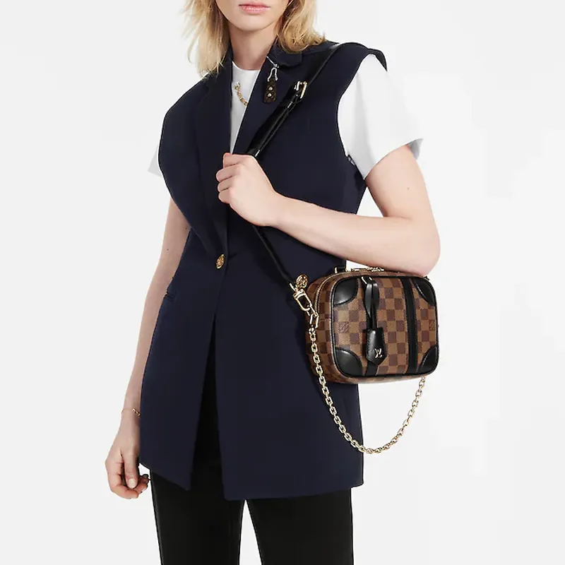 LOUIS VUITTON Valisette Souple BB Handbags-5