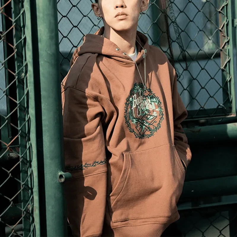 LiNing Badfive Sweatshirt Unisex Brown-2